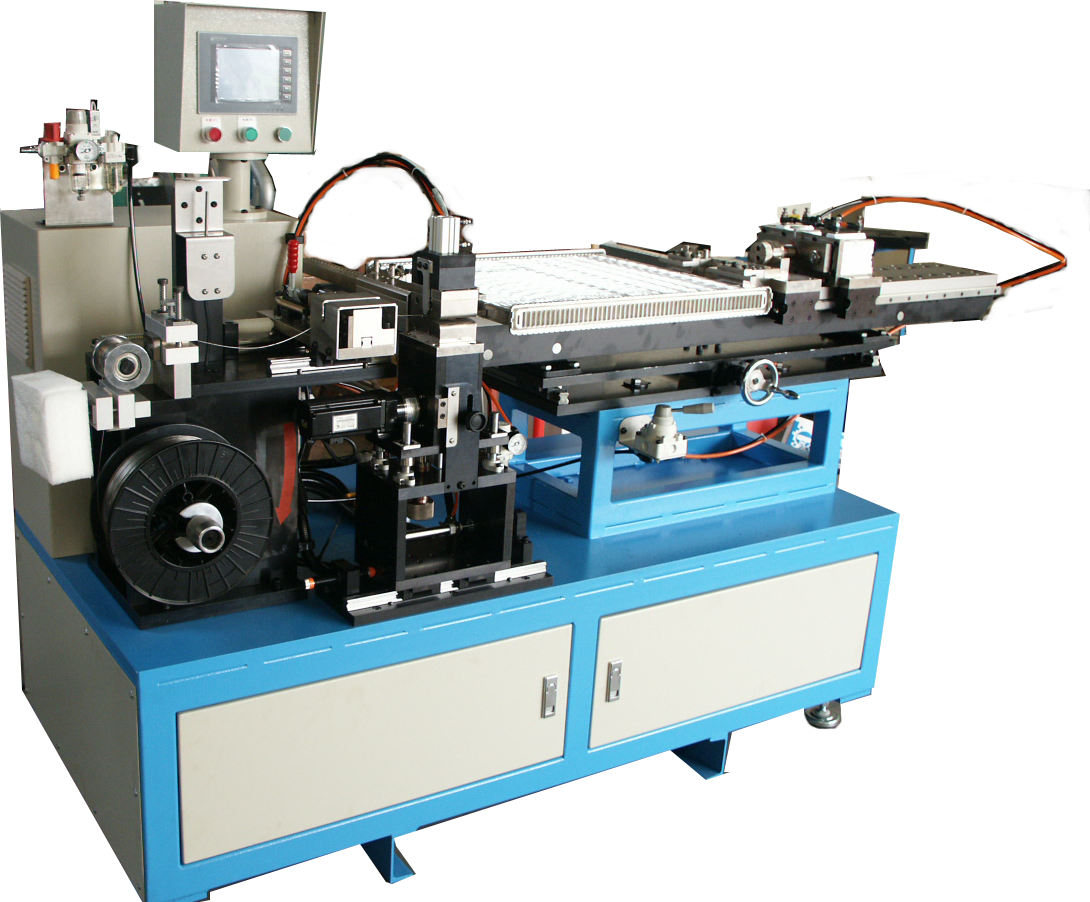 ALUMINUM RADIATOR CORE BINDING MACHINE